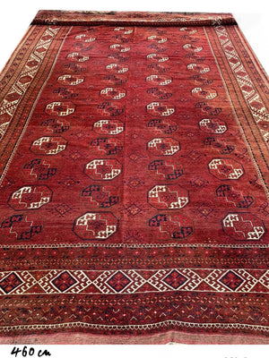 Chob Bash / Kizil Eyek Afghan oversize kelleigh carpet (673 x 300cm)