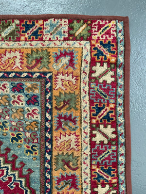 Moroccan Rabat vintage rug (155 x 142cm)