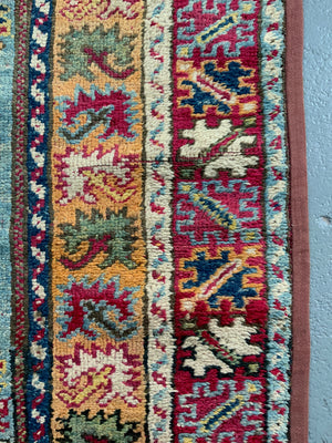 Moroccan Rabat vintage rug (155 x 142cm)