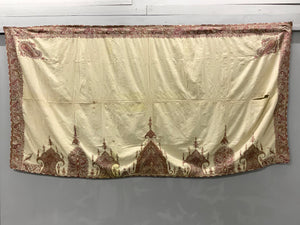 Superb antique Persian embroidery from a cloak (142 x 272cm)