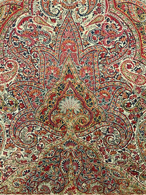 Superb antique Persian embroidery from a cloak (142 x 272cm)