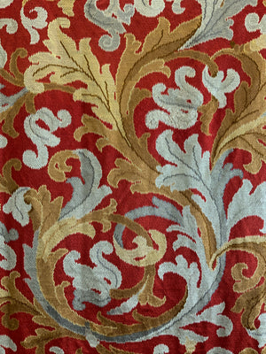 Presumed French stitched silk embroidery (207 x 196cm)