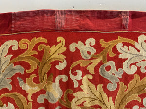 Presumed French stitched silk embroidery (207 x 196cm)