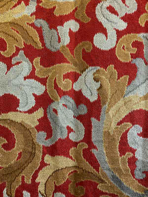 Presumed French stitched silk embroidery (207 x 196cm)