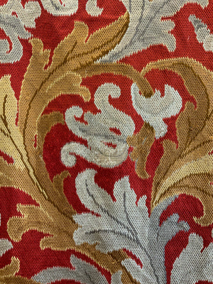 Presumed French stitched silk embroidery (207 x 196cm)