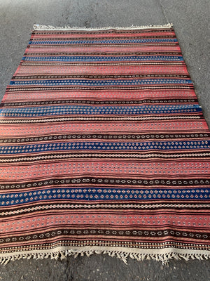 NWP or Sistan decorative striped large flatweave (280 x 185cm)