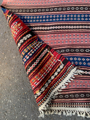 NWP or Sistan decorative striped large flatweave (280 x 185cm)