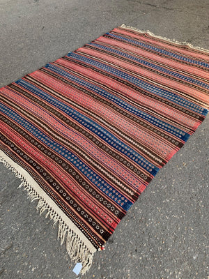NWP or Sistan decorative striped large flatweave (280 x 185cm)