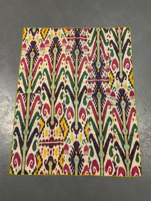 Uzbekistan antique silk adras ikat (170 x 130cm)