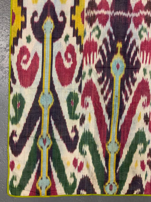 Uzbekistan antique silk adras ikat (170 x 130cm)