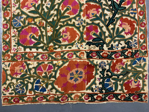 Uzbekistan antique suzani (215 x 99cm)