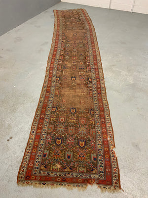 NWP antique Kurdish runner (426 x 86cm) *AF