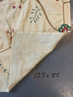 Crewel work fragment  (127 x 85cm)