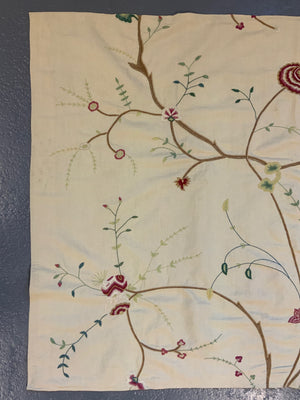 Crewel work fragment  (123 x 85cm)