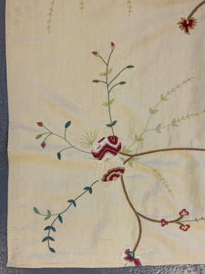 Crewel work fragment  (123 x 85cm)