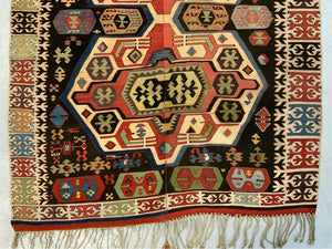 Turkish Central Anatolian antique kilim (446/423 x 156cm)