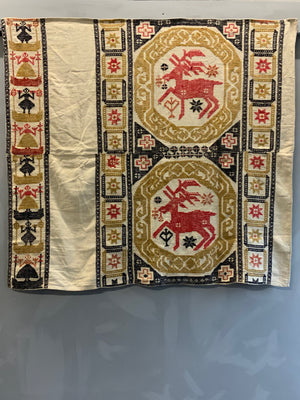 Swedish Drättaduk wool weft-float (138 x 125cm)