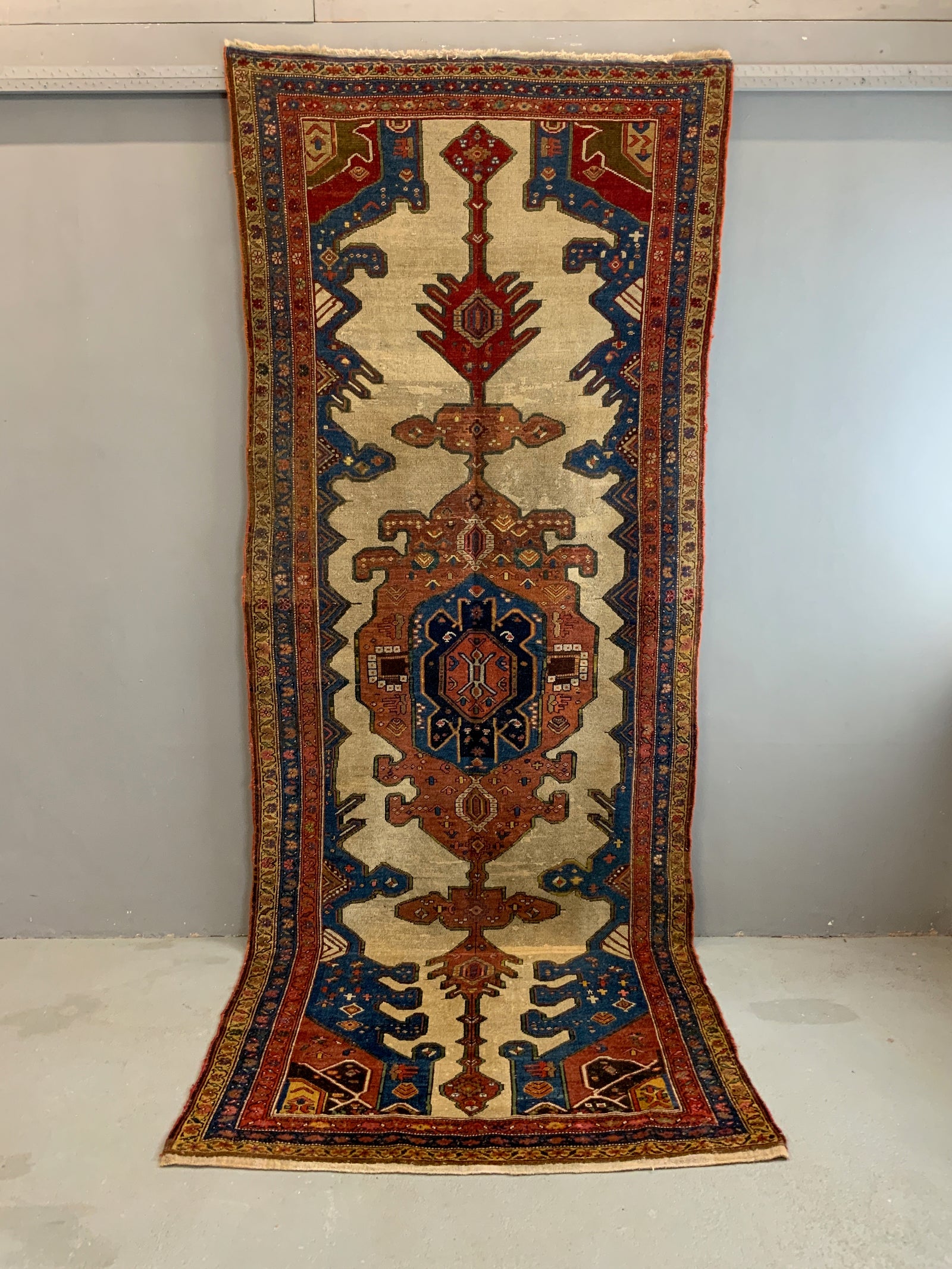 Hamadan Mehraban antique kelleigh carpet (328 x 126cm)