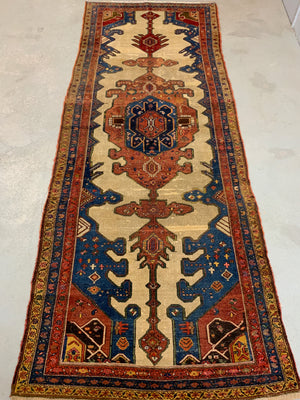 Hamadan Mehraban antique kelleigh carpet (328 x 126cm)