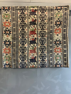 Skåne Dukagång / Drättaduk wool weft-float (148 x 135cm)