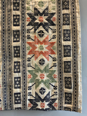 Skåne Dukagång / Drättaduk wool weft-float (148 x 135cm)