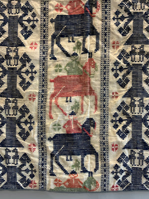 Skåne Dukagång / Drättaduk wool weft-float (148 x 135cm)