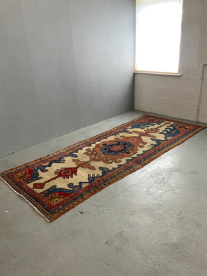 Hamadan Mehraban antique kelleigh carpet (328 x 126cm)