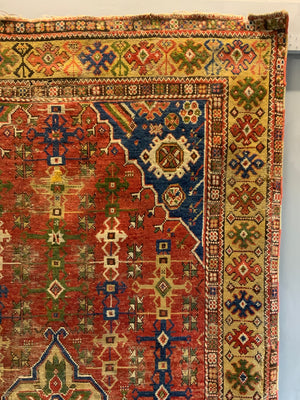Turkish Dazkri antique rug (262 x 144cm)