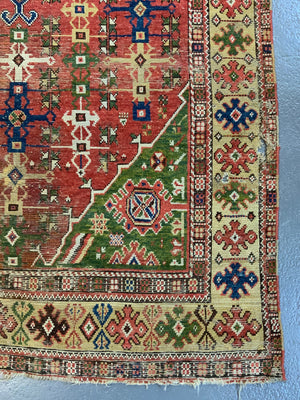 Turkish Dazkri antique rug (262 x 144cm)