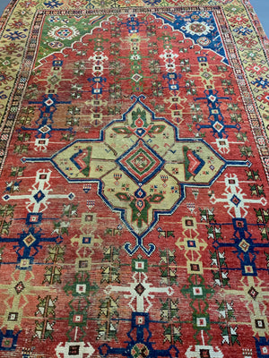 Turkish Dazkri antique rug (262 x 144cm)