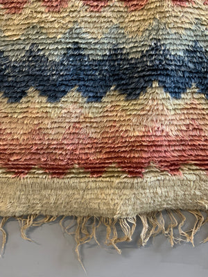 Swedish / Finnish vintage Rya rug (210 x 140cm)
