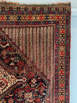 Khamseh antique rug (199 x 137cm)