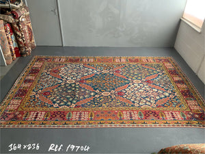 European vintage carpet of NWP design (364 x 236cm)