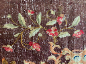 French Aubusson tapestry carpet (231 x 224cm)