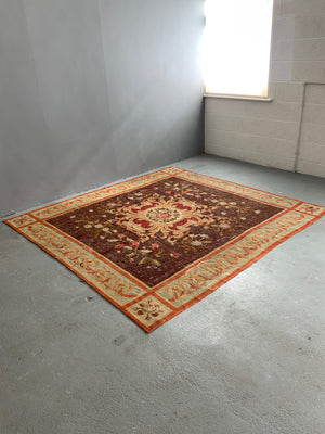 French Aubusson tapestry carpet (231 x 224cm)