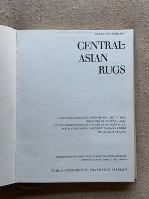 Schurmann, U. : Central-Asian Rugs