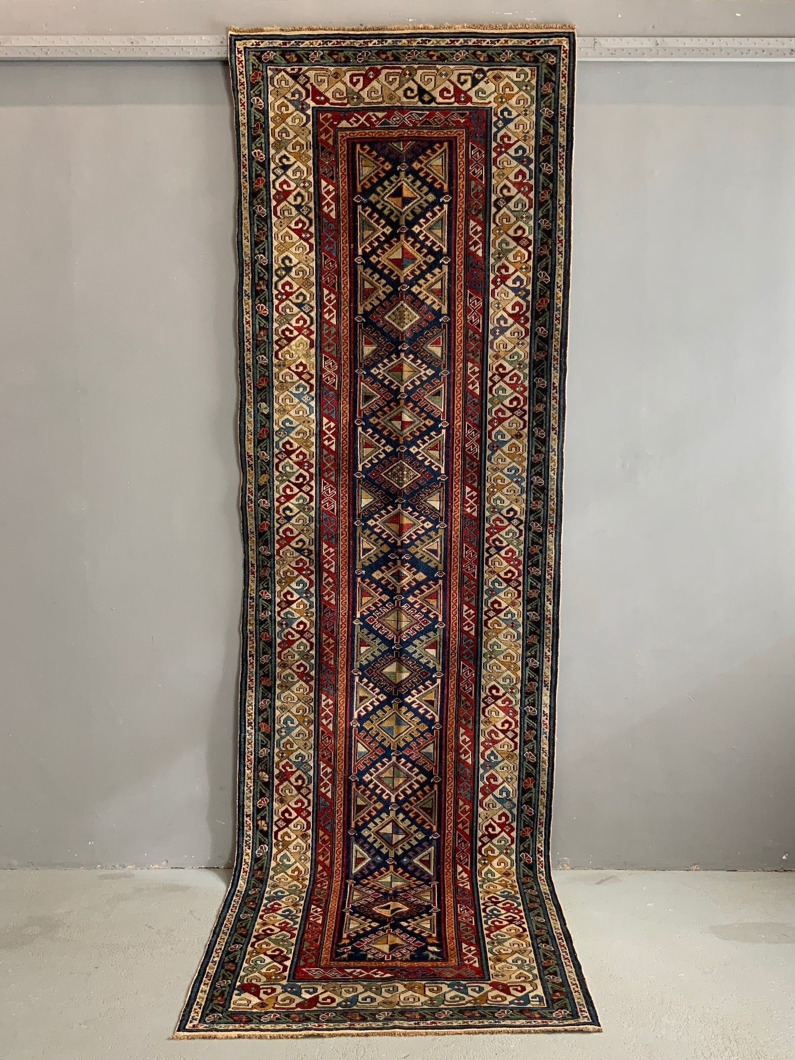 Caucasian Shirvan antique runner (315 x 94cm)