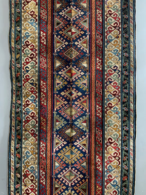Caucasian Shirvan antique runner (315 x 94cm)