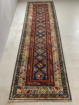 Caucasian Shirvan antique runner (315 x 94cm)
