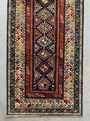 Caucasian Shirvan antique runner (315 x 94cm)