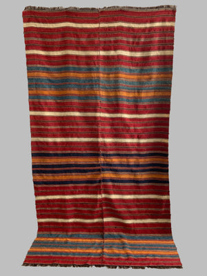 Mazandaran striped fine flatweave (280 x 148cm)