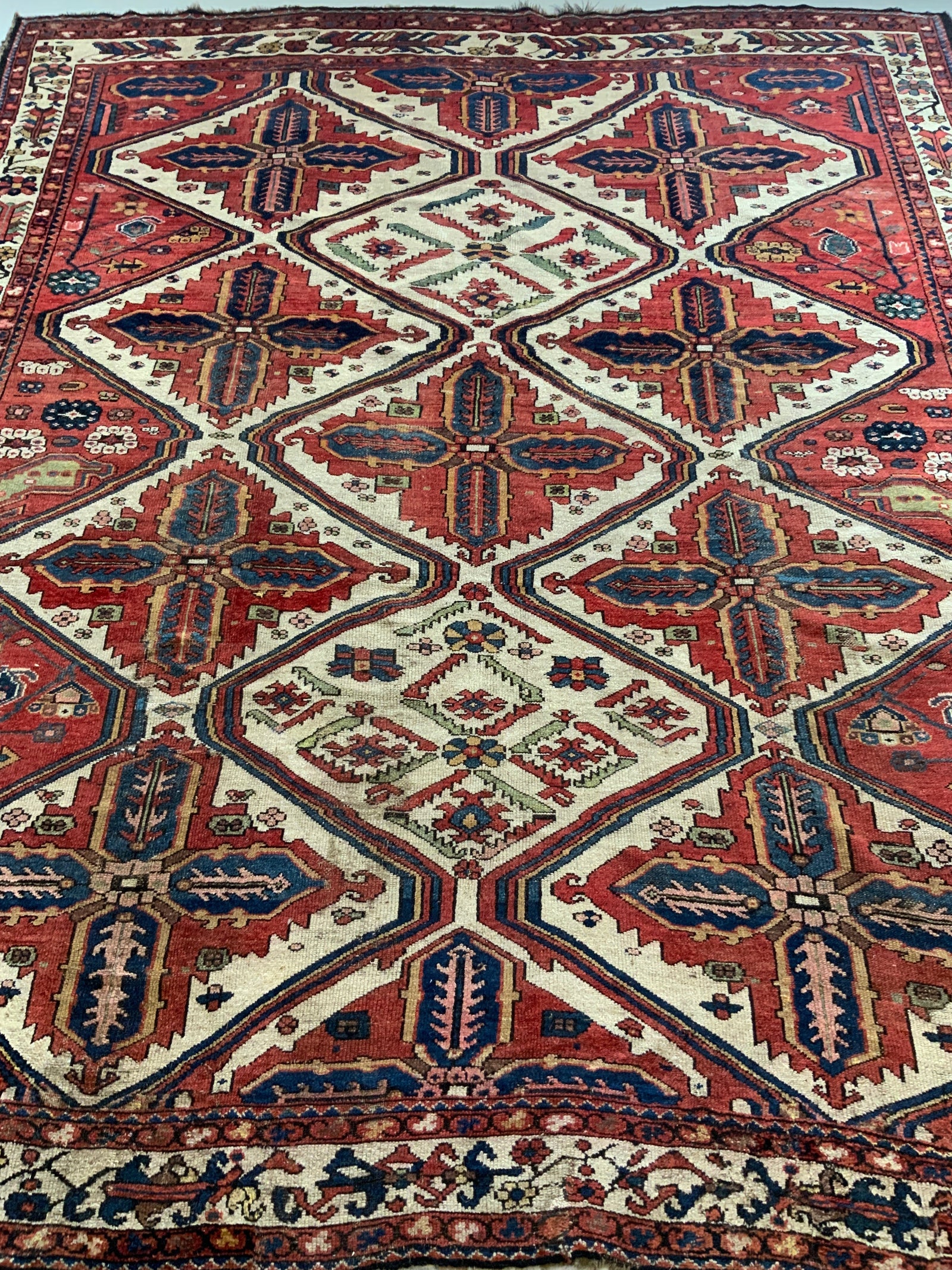 Antique Bactiari carpet (325 x 282cm)
