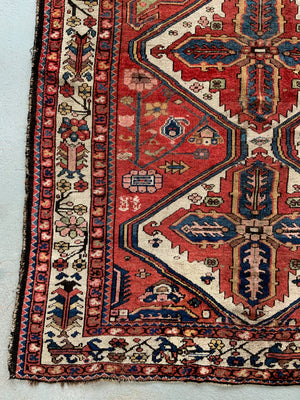 Antique Bactiari carpet (325 x 282cm)
