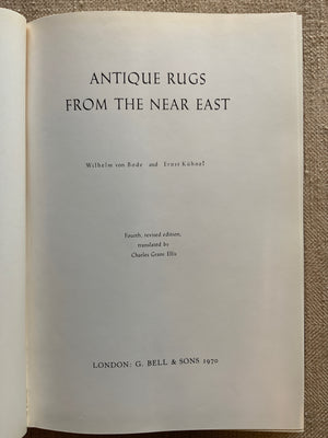 Bode & Kuhnel. : Antique Rugs from the Near East