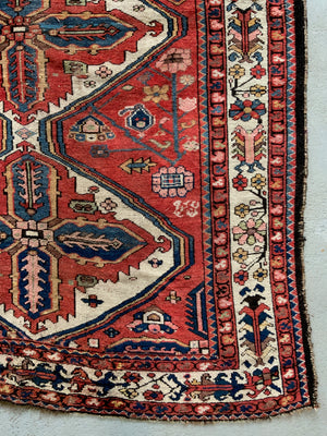 Antique Bactiari carpet (325 x 282cm)
