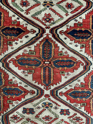 Antique Bactiari carpet (325 x 282cm)