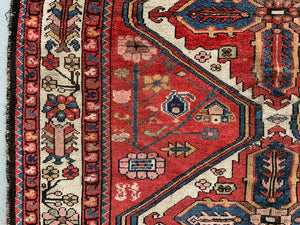Antique Bactiari carpet (325 x 282cm)