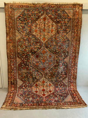 Shiraz vintage bird carpet (312 x 204cm)