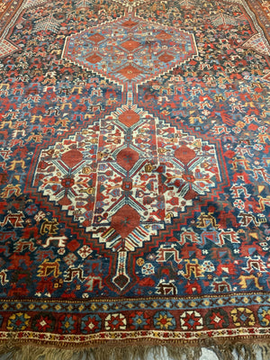 Shiraz vintage bird carpet (312 x 204cm)