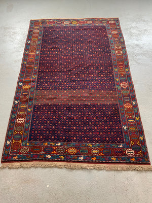 South Caucasian vintage Kazak long rug (247 x 158cm)